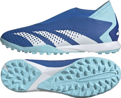 Këpucë futbolli Adidas Predator Accuracy.3 LL TF M GZ0001, për bar sintetik, pa lidhësa, blu