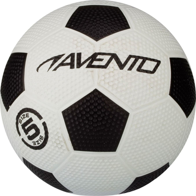 Top futbolli Avento Street Football El Classico, nr. 5, 400-420 g, bardh e zi