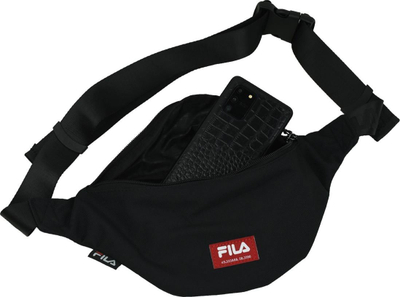 Çantë beli Fila Baltimore Badge FBU0002 80009, 100% poliester, e zezë