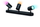Spot tavani WiZ Imageo, 3 llamba LED RGB, smart, i zi