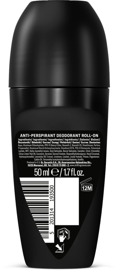 Antidjers roll-on STR8 Red Code, 72 orë, 50ml, i zi