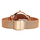 Orë dore për gra Pacific Chronograph X6180-4, 36mm, çelik inox, rozë gold