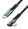 Kabllo USB-C LogiLink CU0272, USB 3.2 Gen2, 100W, 1.5m, e zezë