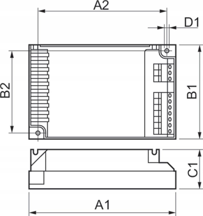 Електронски баласт Филипс HF-Ri TD 160 TL5-C E+, 2x80W, за лампи TL5, бел