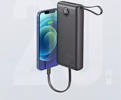 Powerbank 4kom.pl W2047, 20000mAh, ekrani LED, i zi