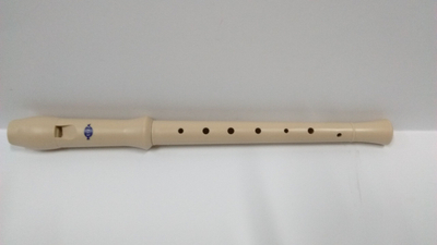Fye plastik për shkollë School Recorder, soprano Do, sistem gjerman, ngjyrë bezhë
