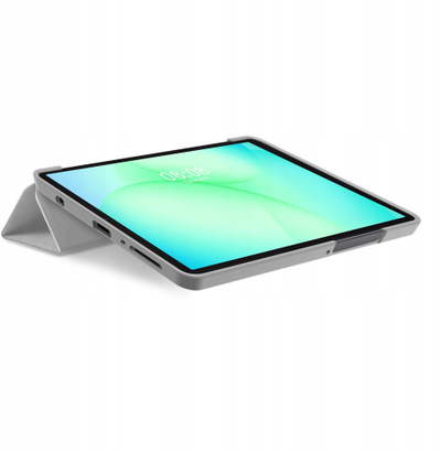 Futrollë tableti Tech-Protect SmartCase për Samsung Galaxy Tab A9 Plus A11 Plus 11", me bazament, gri e çelur