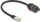Kabllo rrjeti Delock RJ45 Cat.6A, 0.25 m, IP68, e zezë