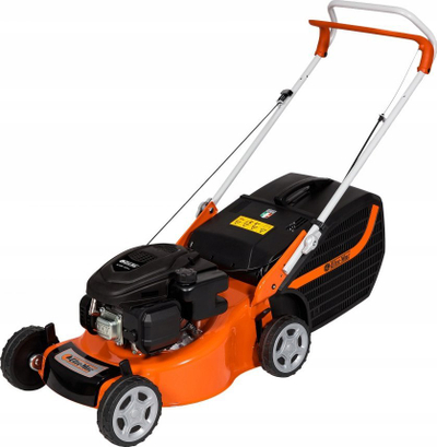 Kositëse me benzinë Oleo-Mac OM Line GVH 42TK, 42 cm, shportë 45L, portokalli