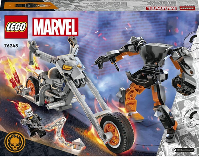 Set LEGO® Marvel 76245 Ghost Rider Robot Suit and Bike, 264 pjesë