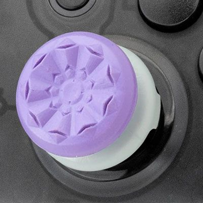 Set aksesorësh gamepad KontrolFreek Galaxy Kit, thumbsticks dhe grips performance, vjollcë