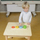 Lodër edukative Masterkidz Montessori për mësim numrash, ngjyrash e madhësish, sorter druri me disqe shumëngjyrëshe