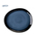 Pjatë ovale qeramike Heinner Serenity, 28 cm, blu e zezë
