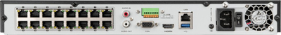 Videorekorder IP BCS BCS-L-NVR1602-A-4K-16P-Ai, 16 kanale, 4K, me PoE