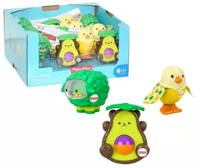 Lodër figurine për bebe Fisher Price Animals Treats, 6m+, shumëngjyrëshe