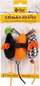 Играчка за мачки Dingo Cat Toy Mice from Salem, сет 3 парчиња, глувчиња од плюш
