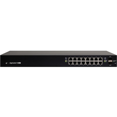 Мрежен свич Ubiquiti EdgeSwitch ES-24-250W, 24 гигабитни порти, PoE+, црн