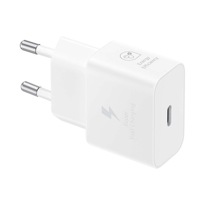 Karikuesi Samsung EP-T2510XWEGEU 25W SFC GaN me kabllo USB-C, i bardhë
