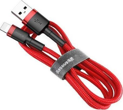 Kabllo USB Baseus (CALKLF-B09), USB-A në Lightning, 1 m, e kuqe