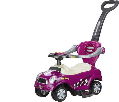 Makinë lodër ecëse Lean Sport Coupe 301, me dorezë shtytëse, me tinguj muzikorë, lejla