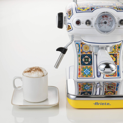 Аппарат за кафе Ariete Caffè Espresso Positano Edition 1389, 850W, 15 bar, сив