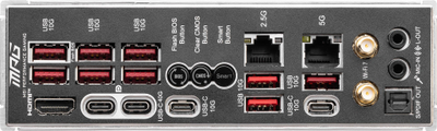 Матична плоча MSI MPG X870E CARBON WIFI, DDR5, ATX, црна