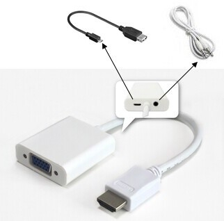 Konvertues i HDMI në VGA PremiumCord