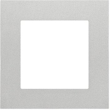 Ramë dekorative Simon 55 Line TR1/143, 1 vend, termoplastik, alumin mat