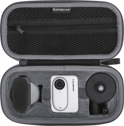 Çantë mbrojtëse SunnyLife IST-B589-D për Insta360 GO 3, e fortë, rezistente ndaj ujit, gri