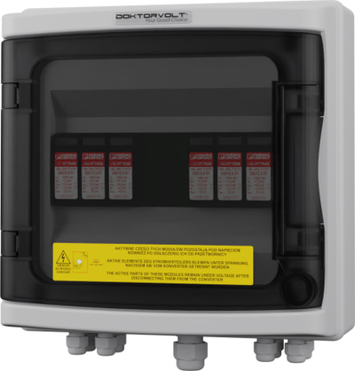 Фотоволтаичен дистрибутивен блок Докторволт DV-4432-FOT, DC 1000V, T2, IP65