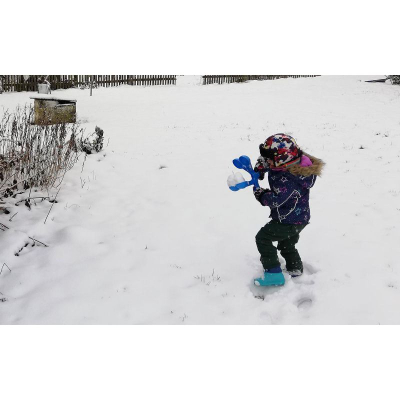 Formues topash bore Prosperplast Snowballee 2, plastikë, i kuq