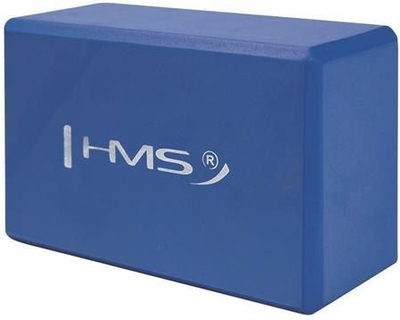 Блок за јога HMS KJ01, EVA, 23x15x7.5cm, сина боја