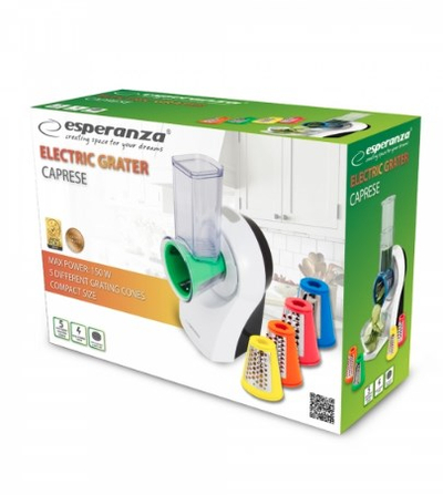 Grirës elektrik Esperanza EKM026 CAPRESE, 150W, 5 koka grirëse, i bardhë