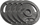 Disqe peshe Rebel Plate, set 4x1.25kg gjithsej 5kg, vrimë 31mm, gri