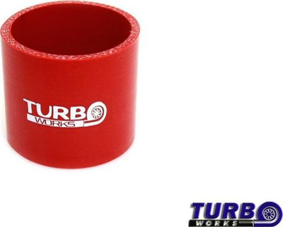 Lidhës silikoni TurboWorks Red Connector, 80mm, i kuq