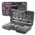 Set çelësash godinë Forsage F-68262-5, 3/4" dhe 1", profil 6-këndor, me valixhe plastike