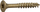 Vidë druri ESSDRIVE CorrSeal, kokë e zhytur, për jashtë
