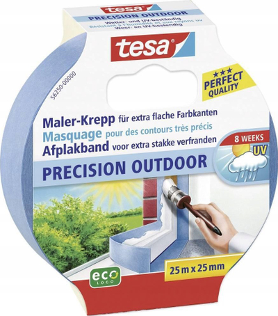 Shirit maskues për jashtë Tesa 56250, 25mm x 25m, blu