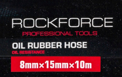 Zorrë kompresori Rockforce, gome pneumatike, 8x15mm, 10m