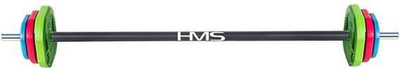 Set barbel HMS SBP20, 20 kg, për Body Pump, shumëngjyrësh
