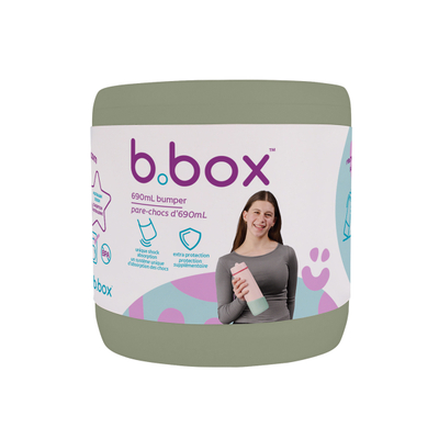 Mbrojtës silikoni për shishe b.box Flip Top 690ml, pink paradise
