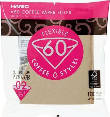 Хартиени филтри за кафе Hario Misarashi V60 02, кафе, 100 парчиња