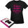 Bluzë gocash T-shirt For Her Beautiful, pambuk, madhësia L, e zezë
