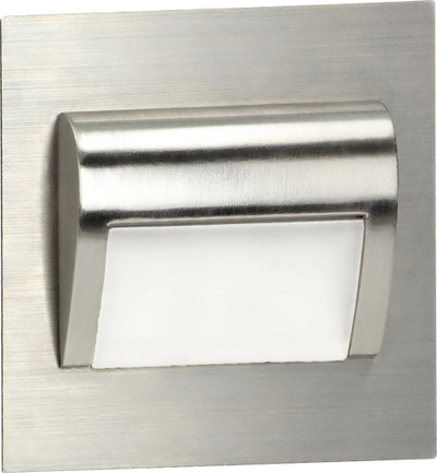 Ndriçues shkallësh LED Zamel Recessed, 12V, 4000K, satinë