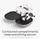 Kuti mbrojtëse Meta Quest Refreshed Compact, për Quest 3 dhe 3S, material felt, gri