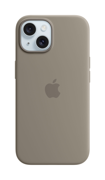 Apple iPhone 15 Silicone Case me MagSafe, Clay