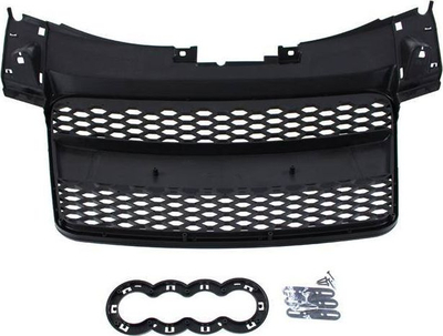 Grilë përpara Audi TT 8J RS style, 2006-2014, e zezë me shkëlqim (gloss black)