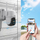 Kamerë sigurie Choetech WiFi me panel dielli 5W, me aplikacion, e bardhë