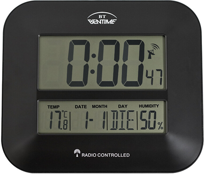 Orë me alarm Bentime H17-ET843BK, e zezë