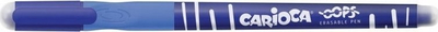 Stilolaps CARIOCA Oops Pop, 0.7mm, i fshirshëm, blu